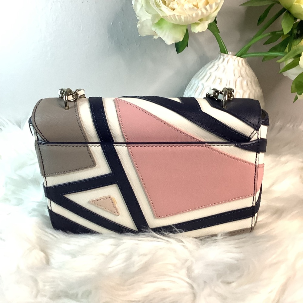 Tory Burch Robinson Fret Patchwork Shoulder Bag, … - image 3